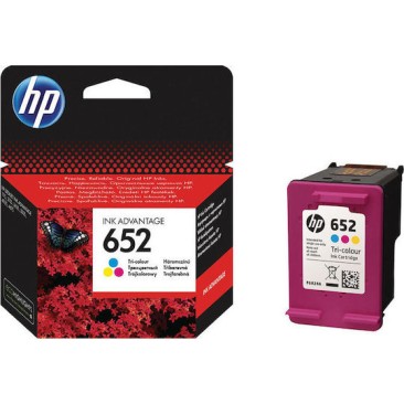HP 652 Γνήσιο Μελάνι Εκτυπωτή InkJet Πολλαπλό (Color) (F6V24AE)