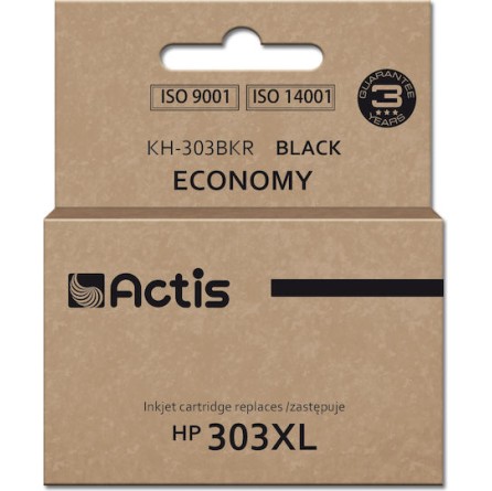 Actis Συμβατό Μελάνι Εκτυπωτή InkJet HP 303XL T6N04AE 600 Σελίδων 20ml Μαύρο 1τμχ