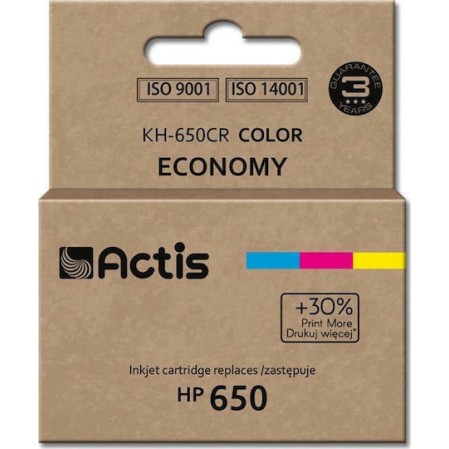 Actis Συμβατό Μελάνι Εκτυπωτή InkJet HP 650 CZ102AE 18ml Πολλαπλό (Color) 1τμχ