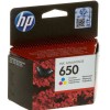 HP 650 Γνήσιο Μελάνι Εκτυπωτή InkJet Πολλαπλό (Color) (CZ102AE)
