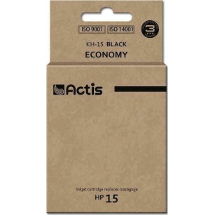 Actis Συμβατό Μελάνι Εκτυπωτή InkJet HP 15 C6615N 44ml Μαύρο