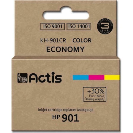 Actis Συμβατό Μελάνι Εκτυπωτή InkJet HP 901XL CC656AE 20ml Πολλαπλό (Color)