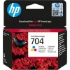 HP 704 Γνήσιο Μελάνι Εκτυπωτή InkJet Πολλαπλό (Color) (CN693AE)