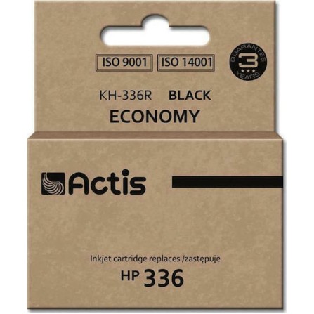 Actis Συμβατό Μελάνι Εκτυπωτή InkJet HP 336 C9362A 9ml Μαύρο
