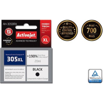 Superbulk Συμβατό Μελάνι Εκτυπωτή InkJet HP HP 652, F6V24AE, B-H652XLC 15ml Μαύρο 1τμχ