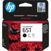 HP 651 Γνήσιο Μελάνι Εκτυπωτή InkJet Μαύρο (C2P10AE)