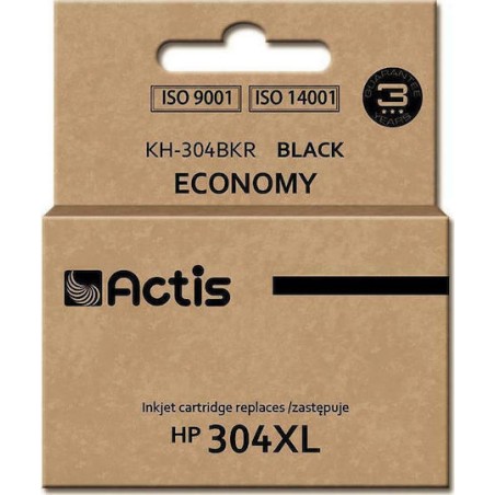 Actis Συμβατό Μελάνι Εκτυπωτή InkJet HP 304XL N9K08AE 20ml Μαύρο