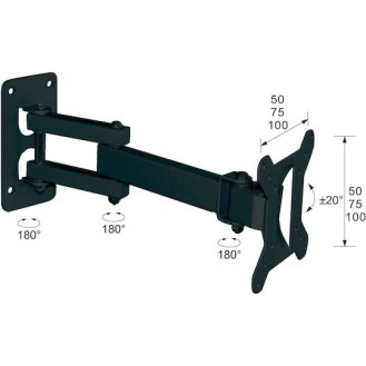 Libox Ateny LB-200 Βάση Τηλεόρασης Τοίχου με Βραχίονα έως 32