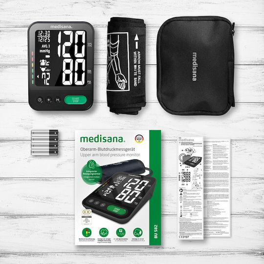 Medisana BU 582 Ηλεκτρονικό Πιεσόμετρο Μπράτσου με ανίχνευση Αρρυθμίας 51582