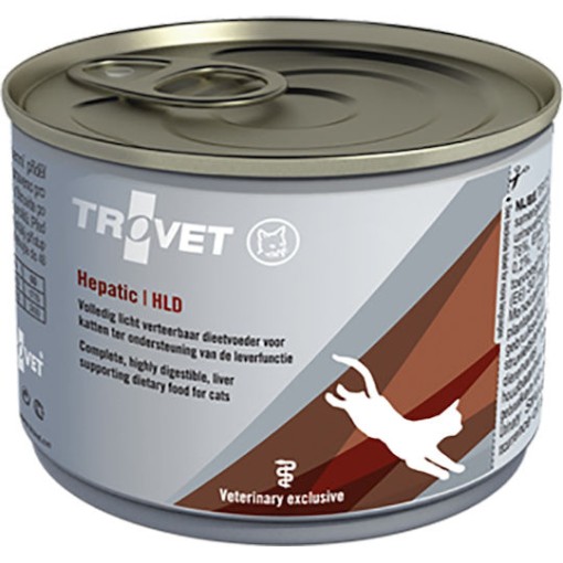 Trovet Hepatic Υγρή Τροφή για Ενήλικες Γάτες σε Κονσέρβα με Αρνί, Κοτόπουλο, Πουλερικά, Ρύζι και Ψάρια χωρίς Σιτηρά & Γλουτένη 200gr