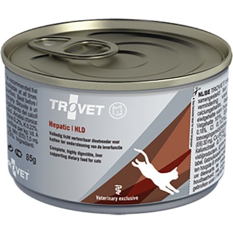 Trovet Hepatic Υγρή Τροφή για Ενήλικες Γάτες σε Κονσέρβα χωρίς Σιτηρά & Γλουτένη 100gr