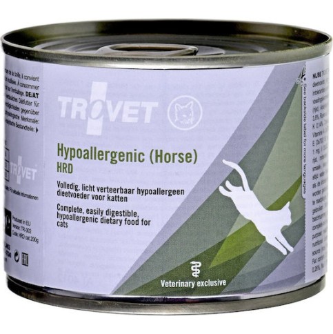 Trovet Hypoallergenic Υγρή Τροφή για Ανήλικες Γάτες σε Κονσέρβα με Κρέας και Ρύζι χωρίς Γλουτένη 200gr