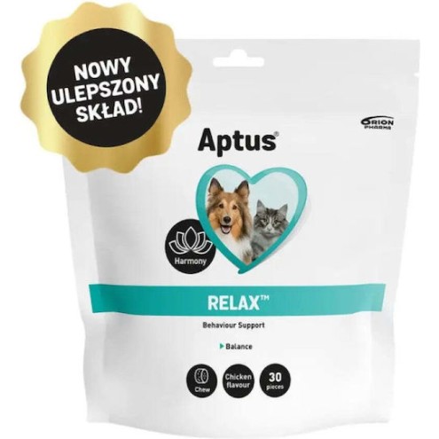 Aptus Πολυβιταμίνες Σκύλου και Γάτας για Διαχείριση Άγχους & Στρες