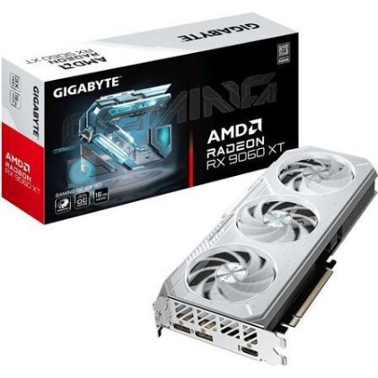 Gigabyte Radeon RX 9060 XT 16GB GDDR6 GAMING OC ICE Κάρτα Γραφικών