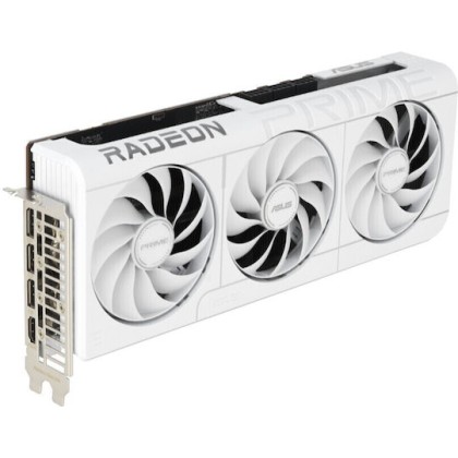 Asus Radeon RX 9070 XT 16GB GDDR6 Prime OC White Κάρτα Γραφικών