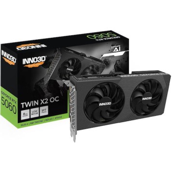 Inno 3D GeForce RTX 5060 8GB GDDR7 Twin X2 OC V2 Κάρτα Γραφικών