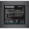 Deepcool PK650D 650W Μαύρο Τροφοδοτικό Υπολογιστή Full Wired 80 Plus Bronze