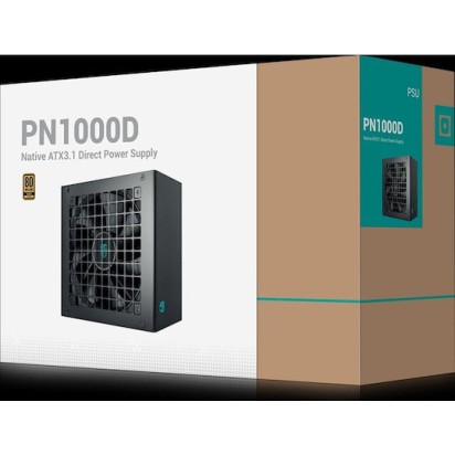 Deepcool PN1000-D rev. 2.0 1000W Μαύρο Τροφοδοτικό Υπολογιστή Full Wired 80 Plus Gold