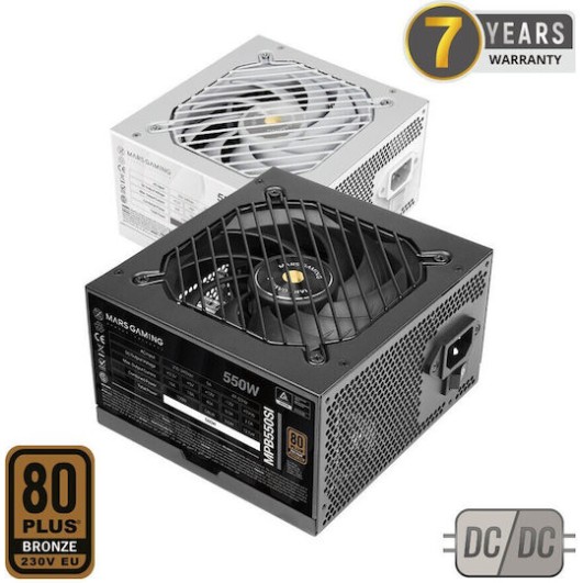Mars Gaming MPB650SI 650W Μαύρο Τροφοδοτικό Υπολογιστή Full Wired 80 Plus Bronze