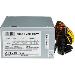 iBox Cube II 500W Γκρι Τροφοδοτικό Υπολογιστή Full Wired