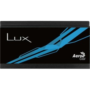Aerocool LUX 550W Μαύρο Τροφοδοτικό Υπολογιστή Full Wired 80 Plus Bronze