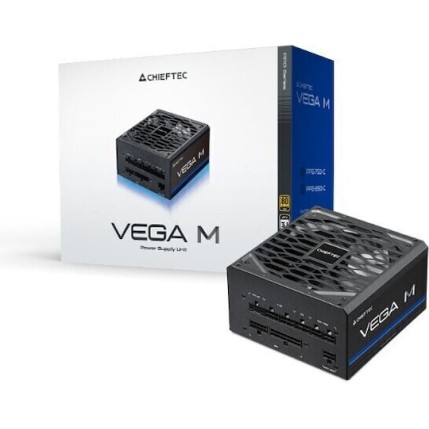 Chieftec VAGA M 1000W Μαύρο Τροφοδοτικό Υπολογιστή Full Modular 80 Plus Gold