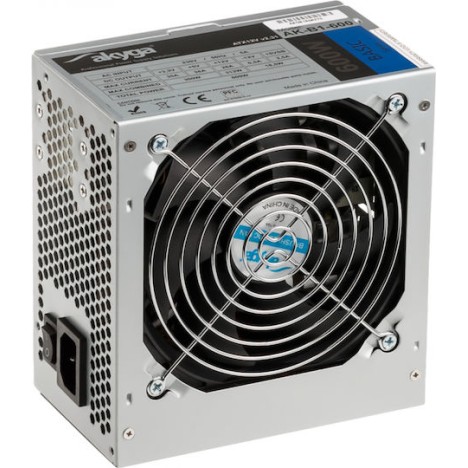 Akyga AK-B1-600 600W Μαύρο Τροφοδοτικό Υπολογιστή Full Wired