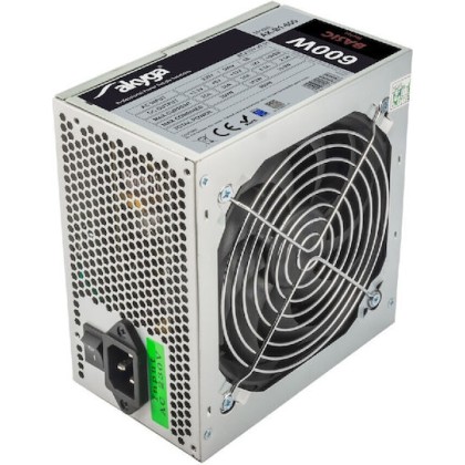 Akyga AK-B1-600 600W Μαύρο Τροφοδοτικό Υπολογιστή Full Wired