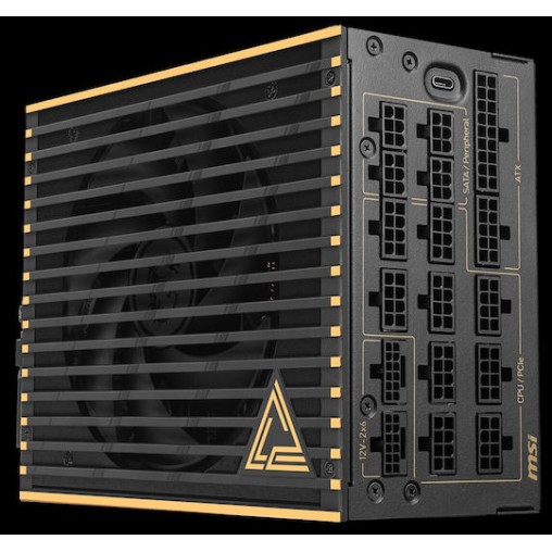 MSI MEG Ai1600T 1600W Μαύρο Τροφοδοτικό Υπολογιστή Full Modular 80 Plus Platinum