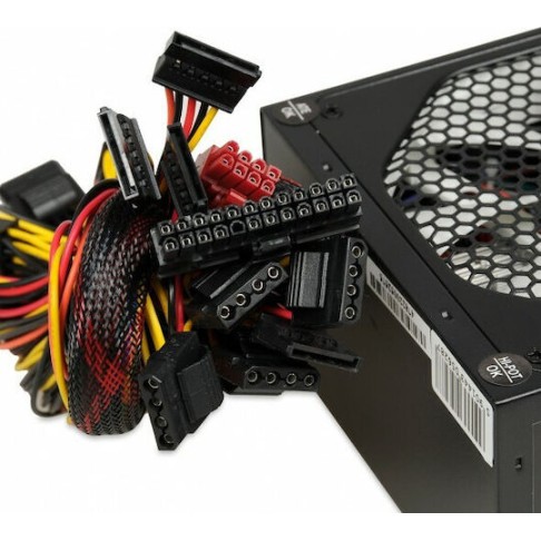 iBox Aurora 500W Μαύρο Τροφοδοτικό Υπολογιστή Full Wired