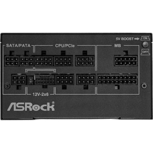ASRock Phantom Gaming PG-1000G 1000W Μαύρο Τροφοδοτικό Υπολογιστή Full Modular 80 Plus Gold