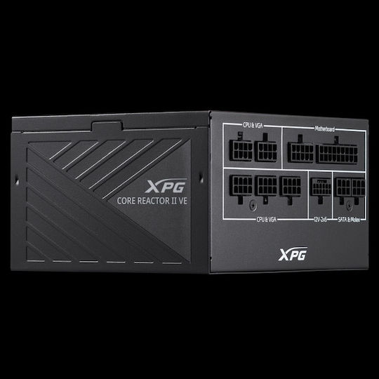 Adata Core Reactor II VE 750W Μαύρο Τροφοδοτικό Υπολογιστή Full Modular 80 Plus Gold
