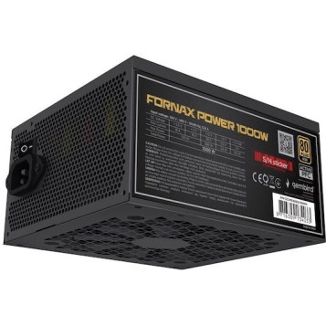Gembird 750W Μαύρο Τροφοδοτικό Υπολογιστή Full Wired (CCC-PSUGOLD-750W)