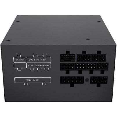 Gembird 750W Μαύρο Τροφοδοτικό Υπολογιστή Full Wired (CCC-PSUGOLD-750W)