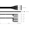 Akyga AK-B1-500E 500W Γκρι Τροφοδοτικό Υπολογιστή Full Wired