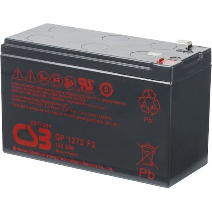 CSB GP1272 F2 Μπαταρία UPS με Χωρητικότητα 7.2Ah και Τάση 12V 1τμχ