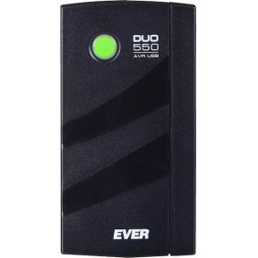 Ever Ever Duo 550 AVR FR UPS Line-Interactive 550VA 330W με 4 Schuko Πρίζες