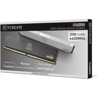 TeamGroup T-create Expert DDR5 32GB RAM με 2x16GB Modules και Ταχύτητα 6400 για Desktop