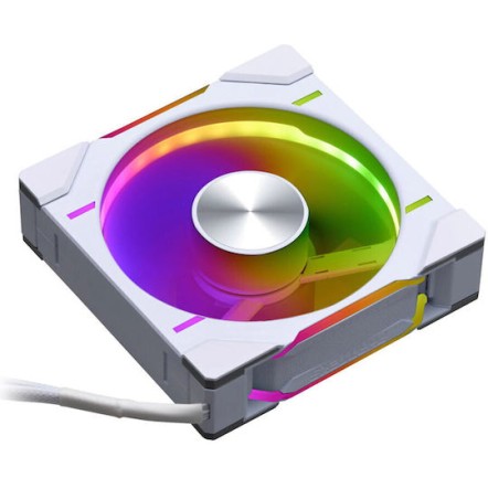 Phanteks PH-F120D30 Case Fan με ARGB Φωτισμό και Σύνδεση 4-Pin PWM Regular White