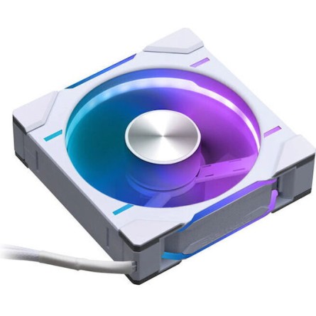 Phanteks PH-F120D30 Case Fan με ARGB Φωτισμό και Σύνδεση 4-Pin PWM Reverse White