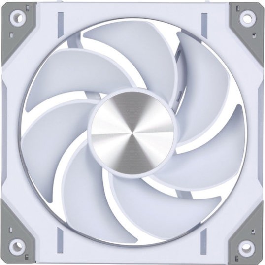Phanteks PH-F120D30 Case Fan με ARGB Φωτισμό και Σύνδεση 4-Pin PWM Reverse White
