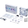 Phanteks PH-F120D30 Case Fan με ARGB Φωτισμό και Σύνδεση 4-Pin PWM Reverse White