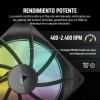 Corsair ICue Link LX120 Case Fan με RGB Φωτισμό και Σύνδεση 4-Pin PWM