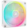 Corsair iCue Link LX120 Case Fan με RGB Φωτισμό και Σύνδεση 4-Pin PWM 3τμχ Λευκό