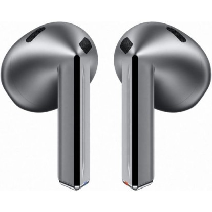 Samsung Galaxy Buds3 Bluetooth Handsfree Ακουστικά με Αντοχή στον Ιδρώτα και Θήκη Φόρτισης Silver