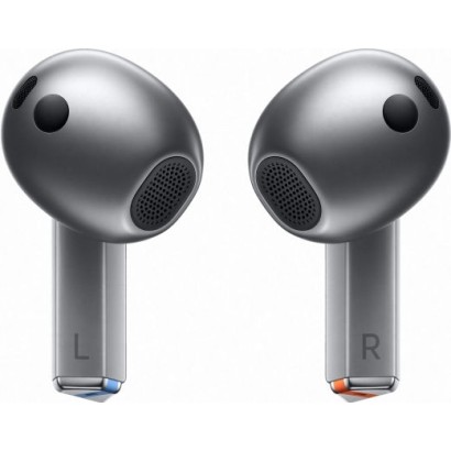 Samsung Galaxy Buds3 Bluetooth Handsfree Ακουστικά με Αντοχή στον Ιδρώτα και Θήκη Φόρτισης Silver