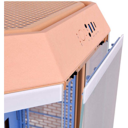 Thermaltake The Tower 300 Micro Tower Κουτί Υπολογιστή με Πλαϊνό Παράθυρο και RGB Φωτισμό Peach Fuzz