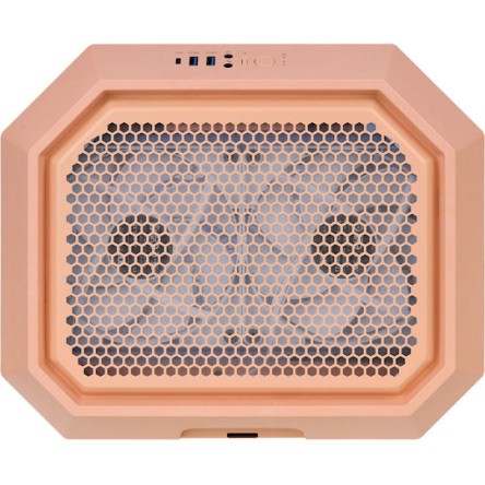 Thermaltake The Tower 300 Micro Tower Κουτί Υπολογιστή με Πλαϊνό Παράθυρο και RGB Φωτισμό Peach Fuzz