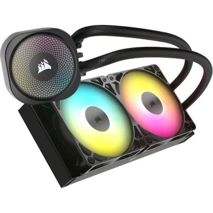 Corsair Nautilus 240 RS Υδρόψυξη Επεξεργαστή Διπλού Ανεμιστήρα 120mm για Socket AM4/AM5/1700 με ARGB Φωτισμό