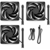 Fractal Design Momentum 14 Case Fan 140mm με Χωρίς Led Φωτισμό 3τμχ